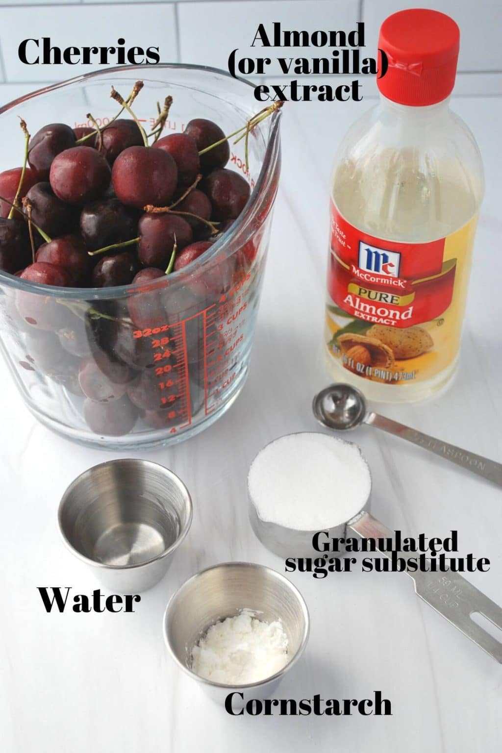 Keto Lemon Cheesecake with Fresh Cherry Compote