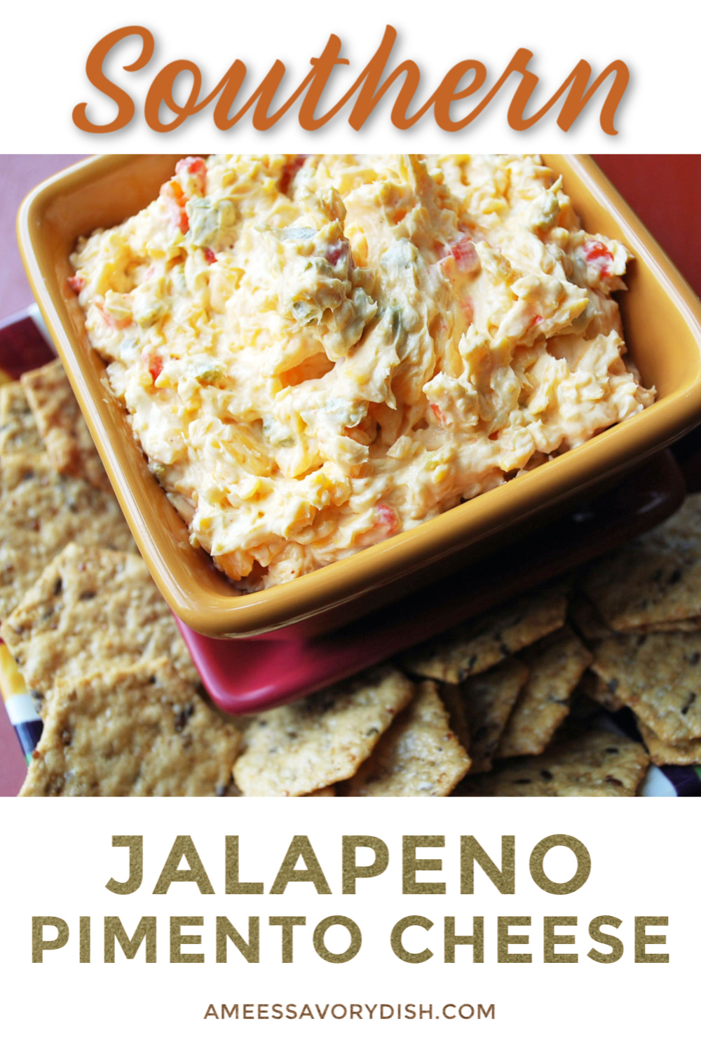 Southern Style Jalapeño Pimento Cheese Spread Amee S Savory Dish Southern Style Jalapeño Pimento Cheese Spread Amee S Savory Dish