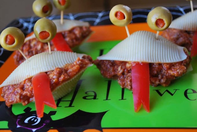 Monster Joes for fun Halloween food