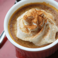 This amazing Pumpkin custard is just like pumpkin pie without the crust!