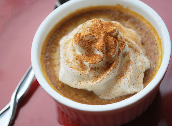 This amazing Pumpkin custard is just like pumpkin pie without the crust! 