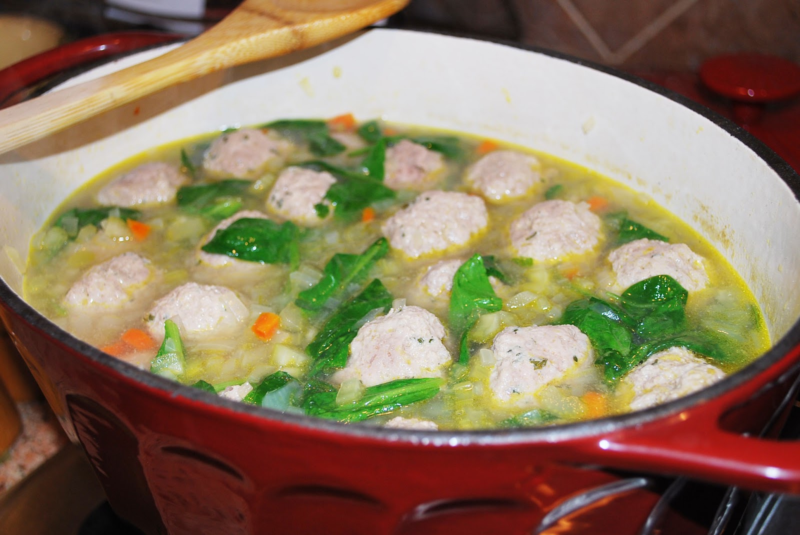 Delicious Paleo Meatball Soup recipe- Amee's Savory Dish