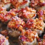 Italian Sausage and Sundried Tomato Stuffed Mushrooms recipe