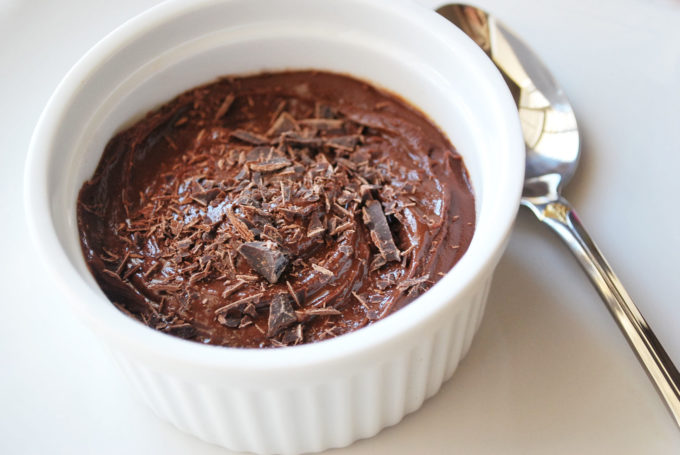 Gluten-Free Chocolate Pudding made with coconut milk