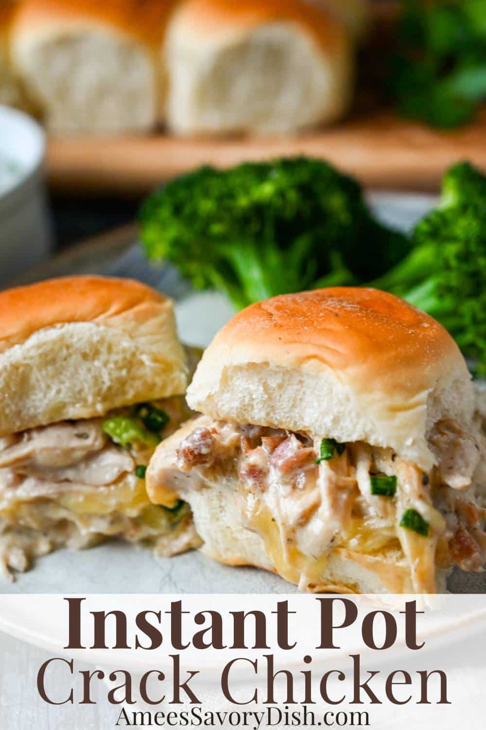 This irresistible dish features tender chicken, Italian bacon, and mushrooms (optional) bathed in a flavorful cream sauce with sharp white cheddar cheese. Slow cooker instructions are also included. via @Ameessavorydish