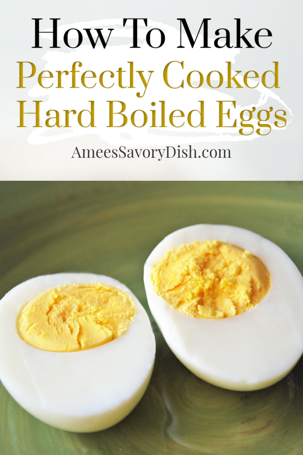 Use our easy tips and tricks for peeling hard-boiled eggs, and learn how to make perfectly cooked hard-boiled eggs every time! via @Ameessavorydish