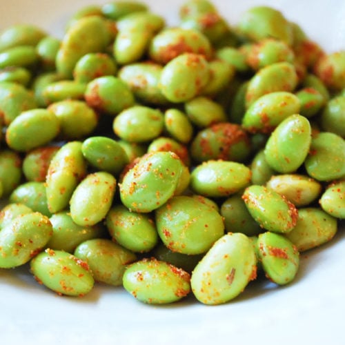 Spiced Mukimame {seasoned Shelled Edamame} - Amee's Savory Dish