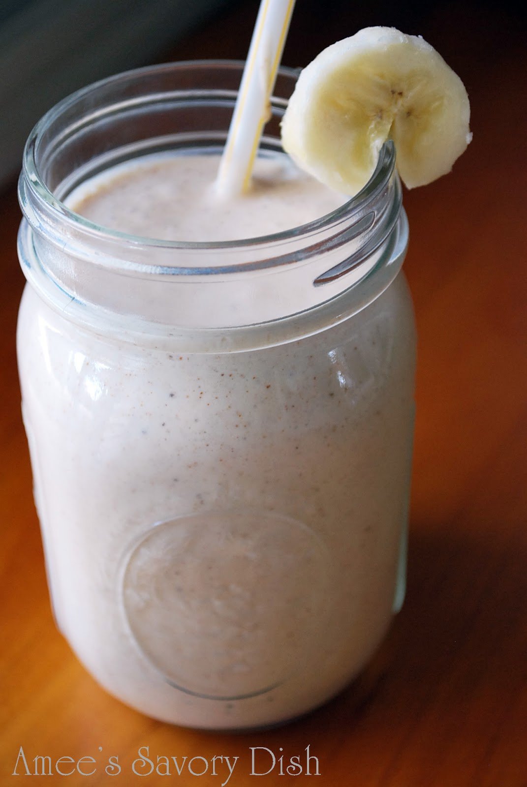 Coconut Banana Smoothie - Amee's Savory Dish