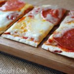 pepperoni grilled flatbread pizza