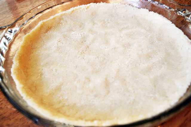 Grain-free pie crust ready to bake