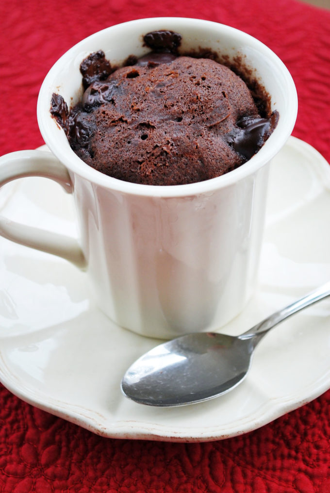 Double Chocolate Gluten Free Mug Cake Amees Savory Dish 