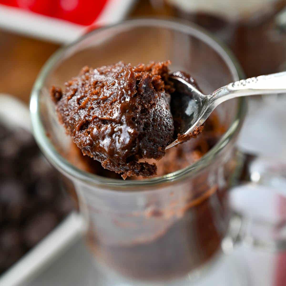 Hot cocoa mug cake