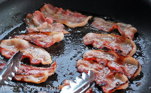 frying bacon