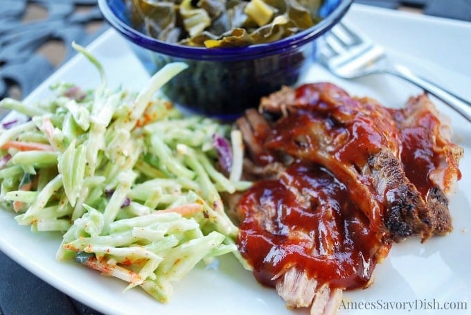 Crockpot Southern Style Barbecue plate