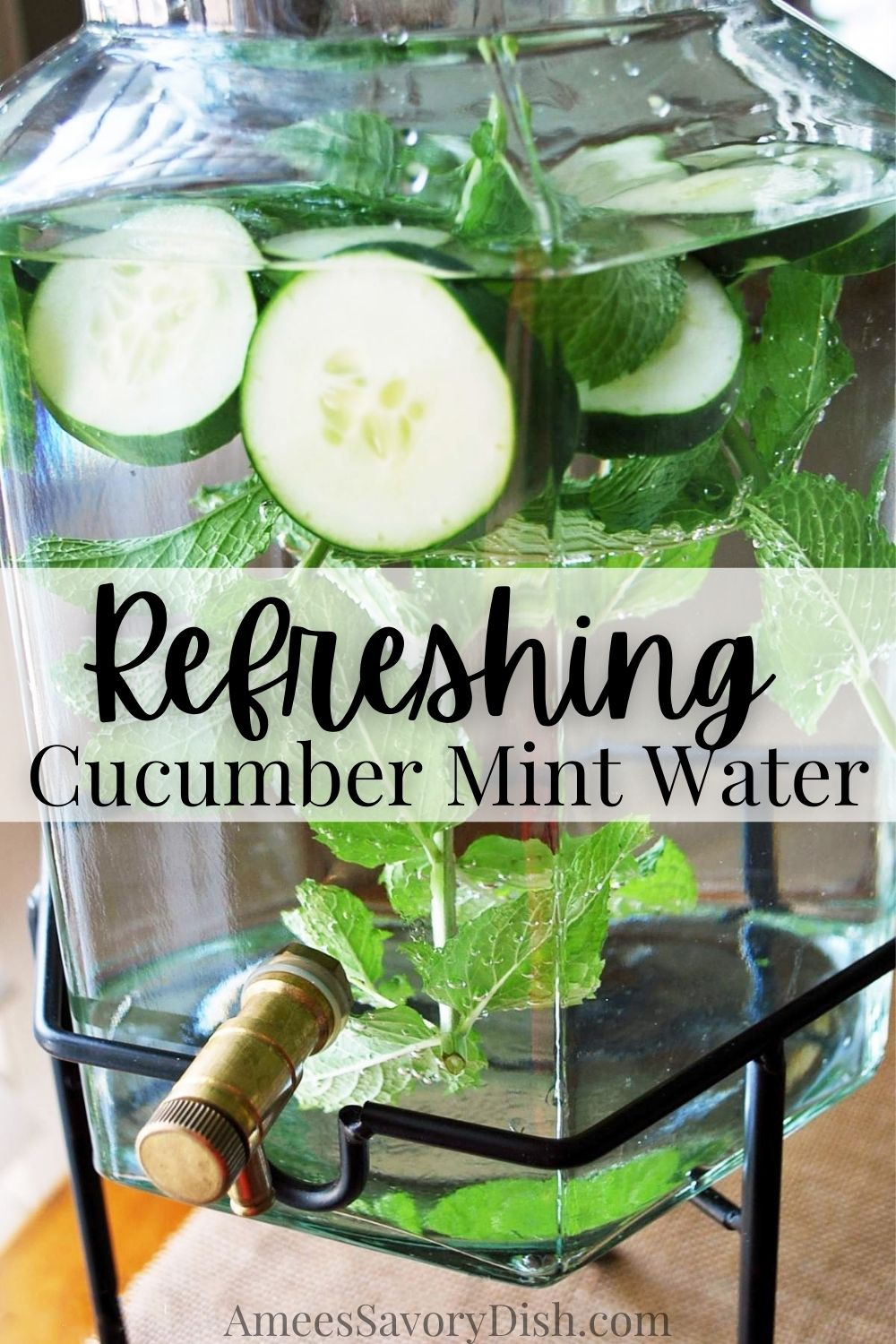 How to Make Cucumber Water and Other Flavored Waters