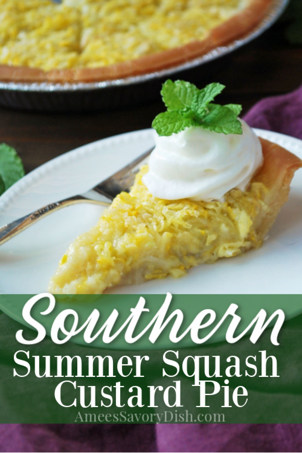 Summer Squash Pie {GlutenFree Option} Amee's Savory Dish