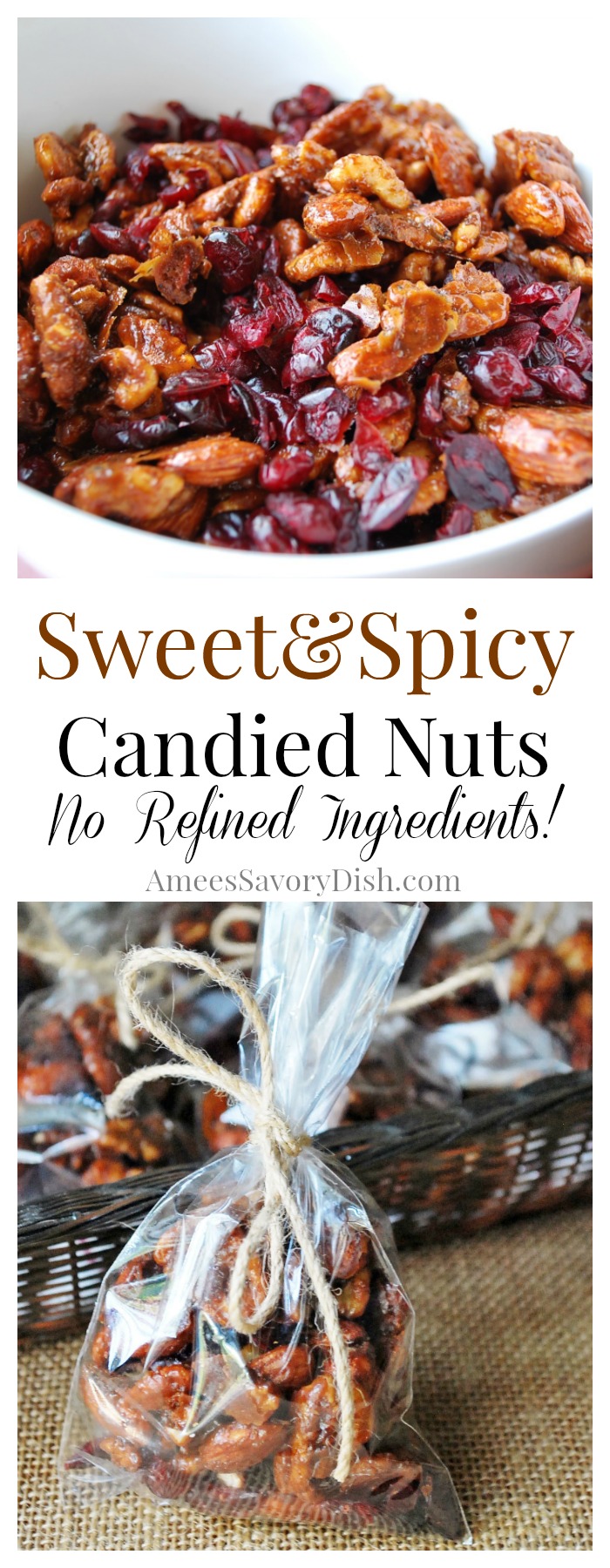 Sweet and Spicy Candied Nuts