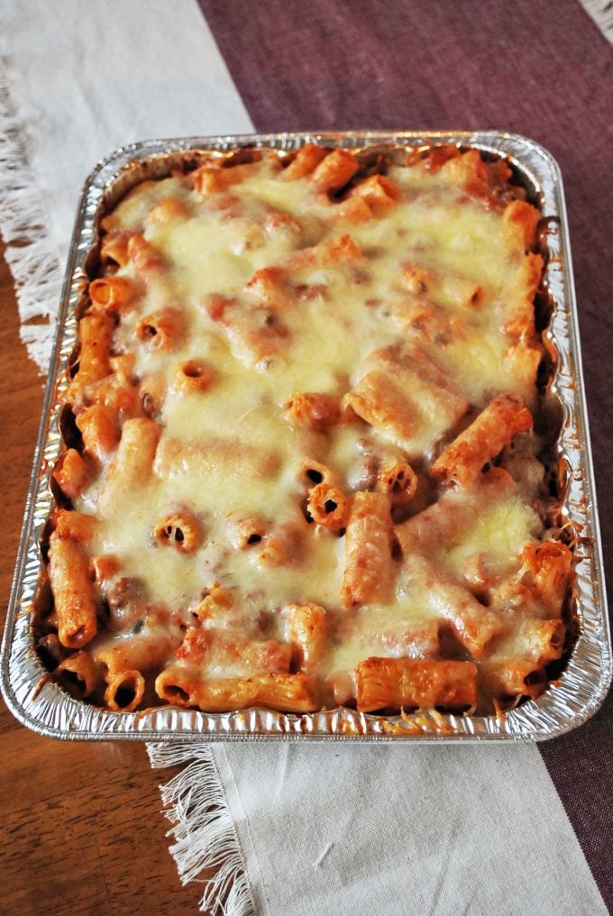 Baked Mostaccioli - Easy Comfort Food - Amee's Savory Dish