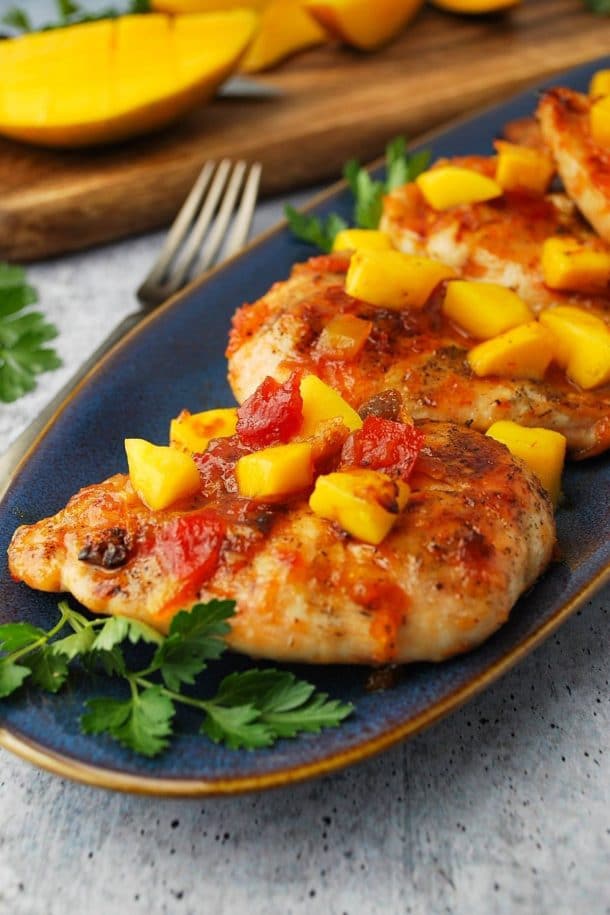 Easy Mango Grilled Chicken - Amee's Savory Dish