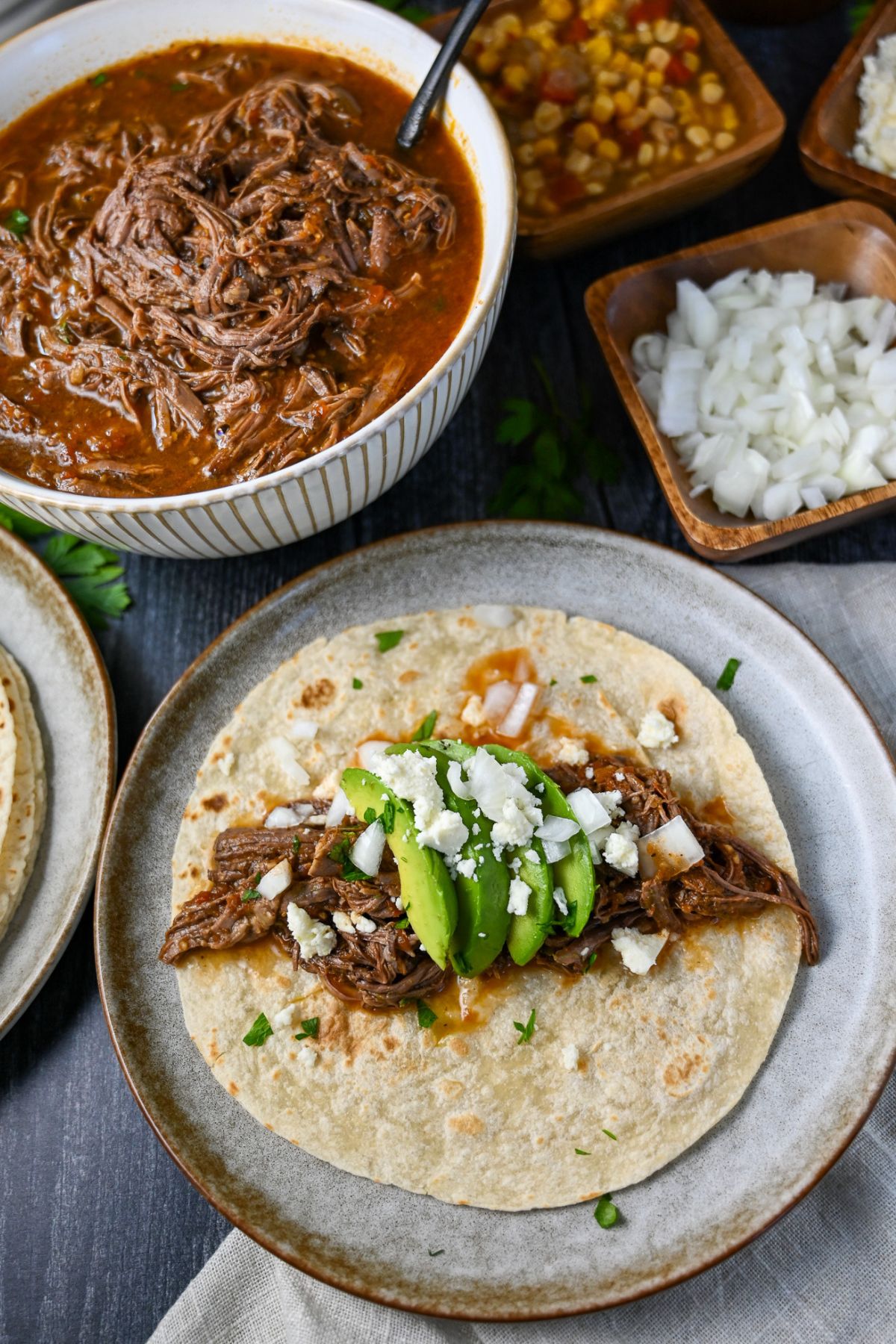 A flavorful easy beef roast recipe, perfect for weeknight dinners, tacos, or game-day sandwiches with minimal prep time. via @Ameessavorydish