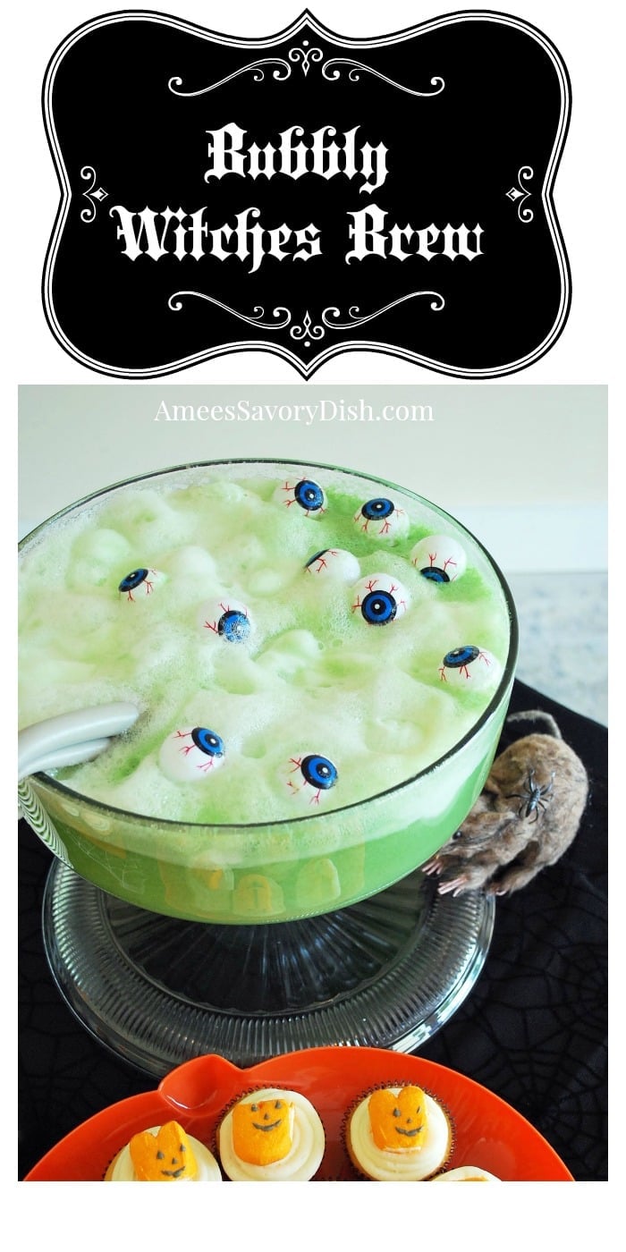 Bubbly Witches Brew Punch For Halloween Amee S Savory Dish