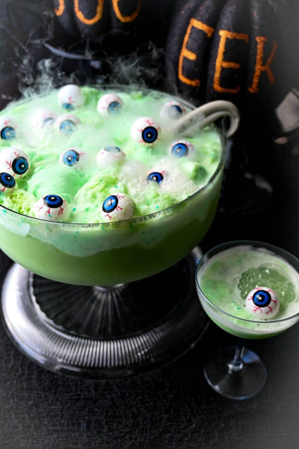 Bubbly Witches Brew Punch for Halloween- Amee's Savory Dish