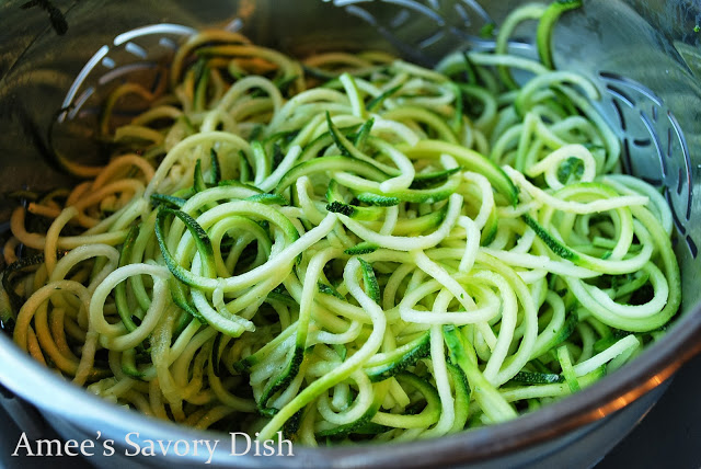 zucchini Noodles in a bowl