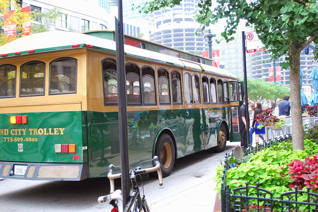 Trolley in Chicago