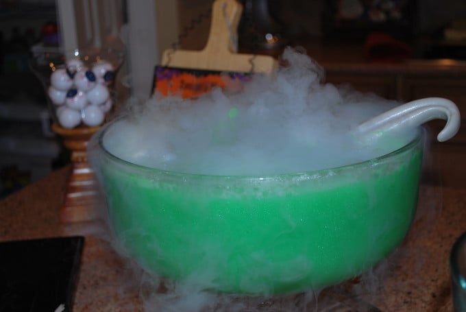 Bubbly Witches Brew Punch for Halloween- Amee's Savory Dish