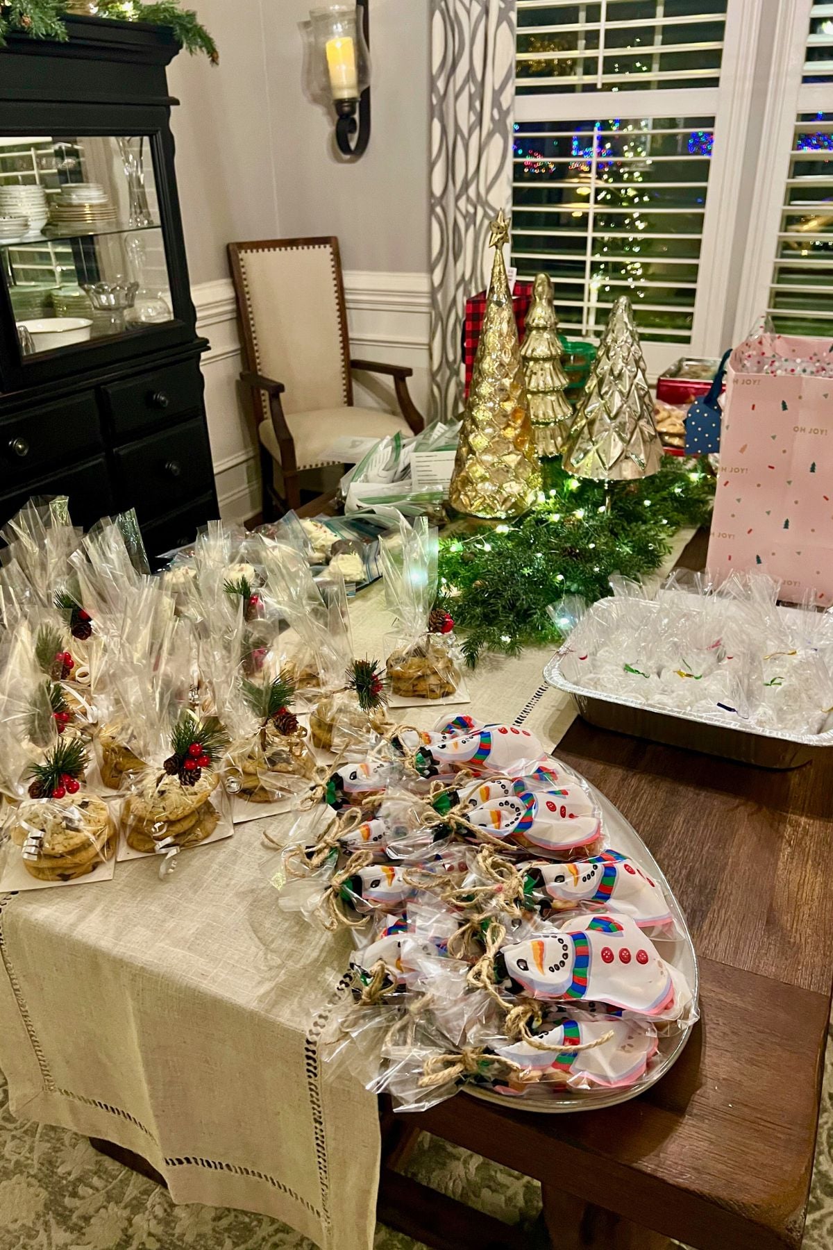 packages of cookies on  a table