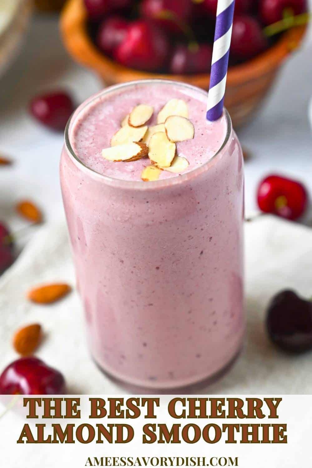 It tastes like dessert, but this high-protein smoothie is a wholesome, balanced meal that keeps you full and energized. via @Ameessavorydish
