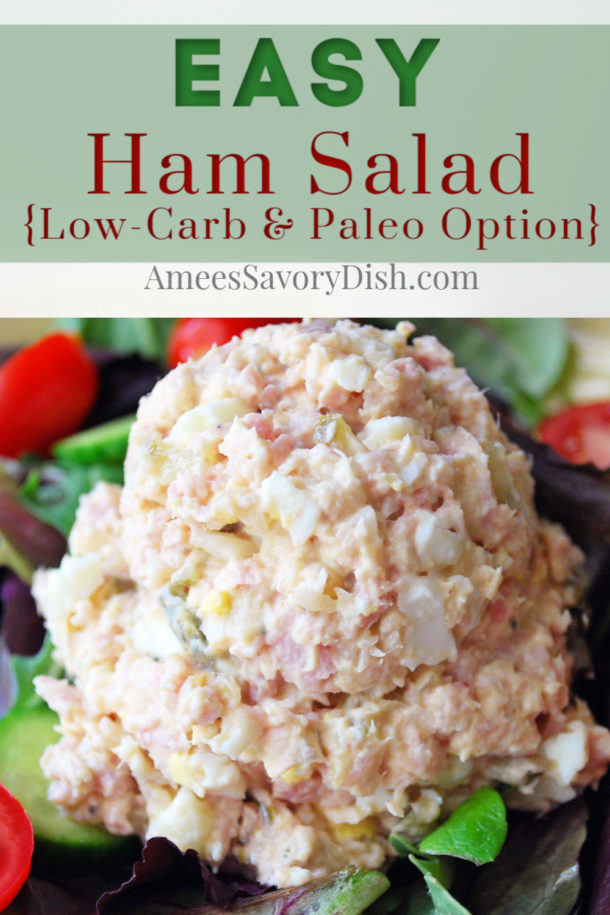 Easy Ham Salad {Paleo-Friendly Option} - Amee's Savory Dish