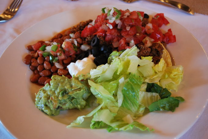 delicious taco dinner