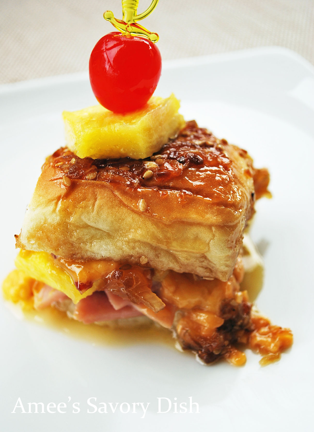 Aloha Hawaiian Ham Sliders Amee's Savory Dish