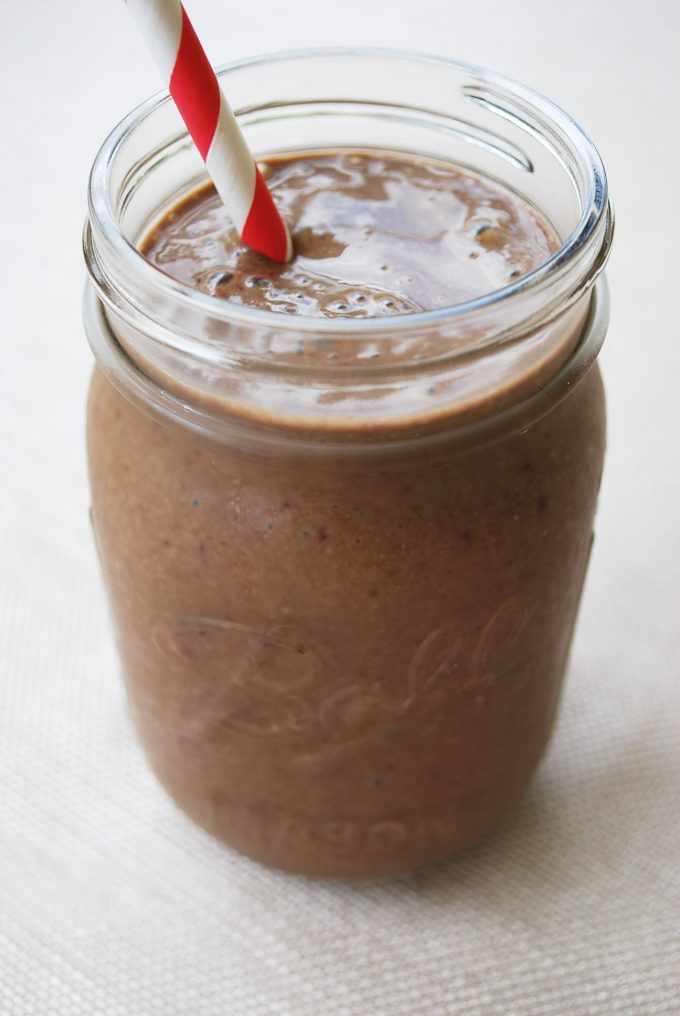 Chocolate Cherry Green Smoothie