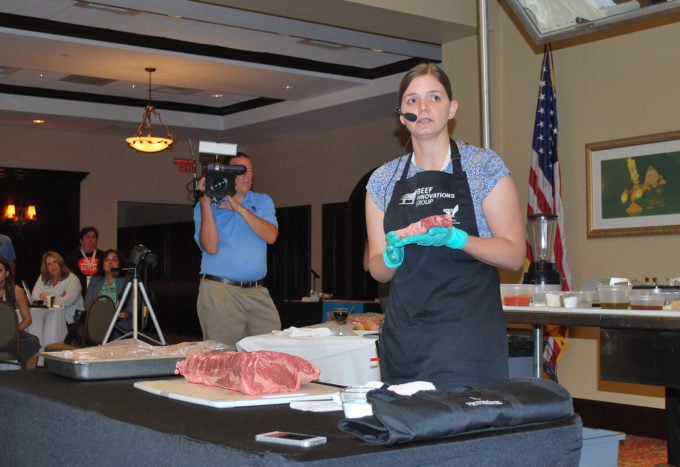 beef cutting demo