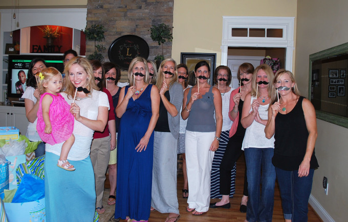 southern gentleman baby shower mustache pic