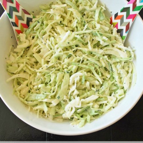 Caribbean Lime Coleslaw (Paleo, Gluten-Free) - Amee's Savory Dish