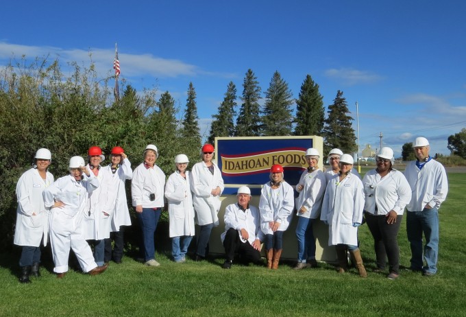 group photo at Idahoan