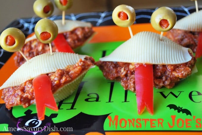 Monster Sloppy Joes - a not-so-scary twist on traditional sloppy Joes.