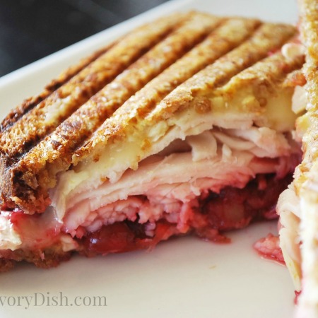 turkey cranberry and brie panini