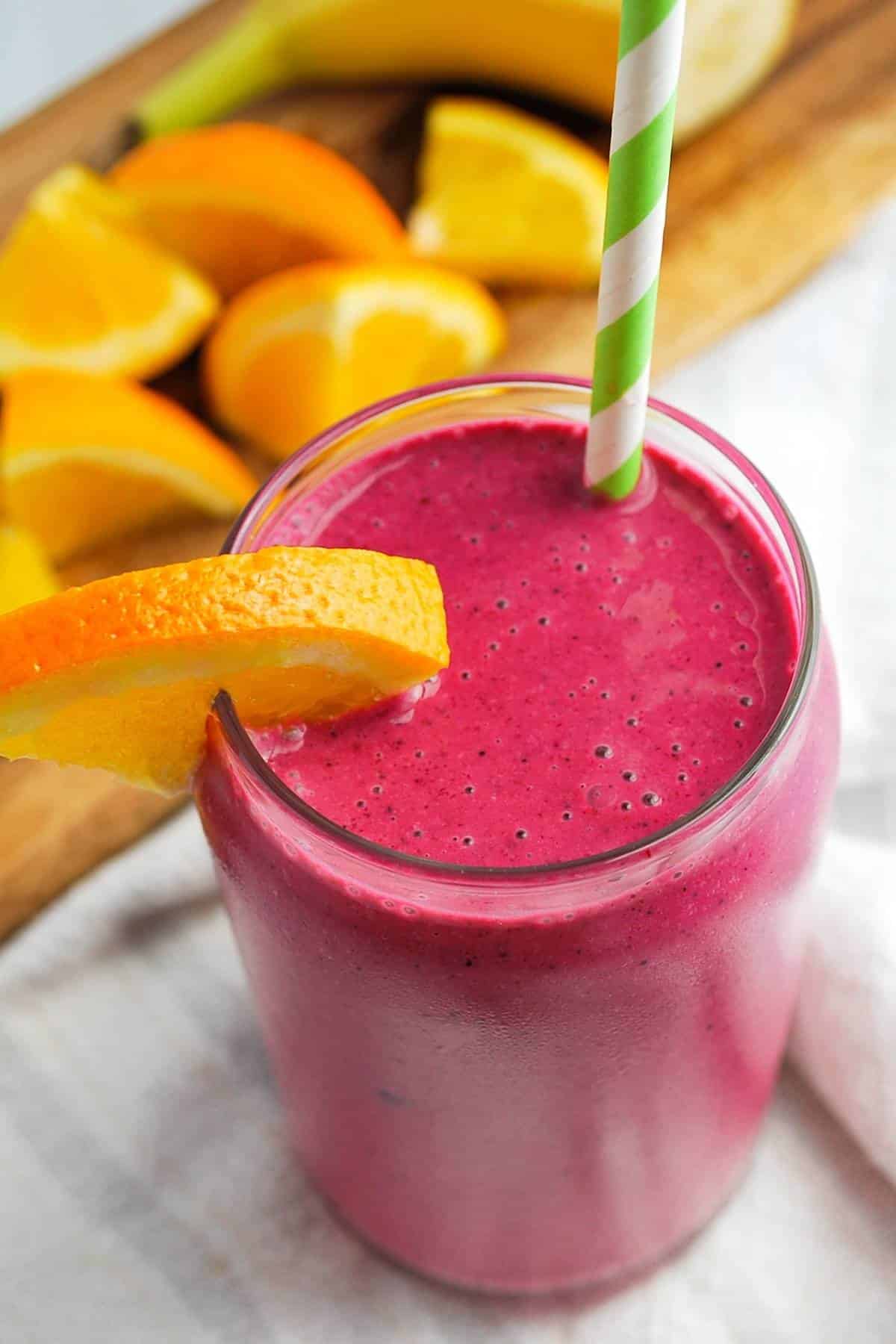 Delicious Banana Beet Smoothie- Amee's Savory Dish