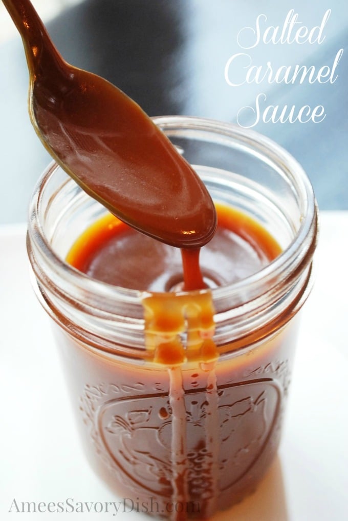 Homemade Salted Caramel Sauce - Amee's