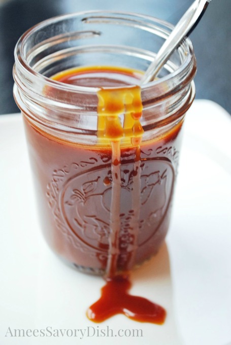 Homemade Salted Caramel Sauce - Amee's Savory Dish