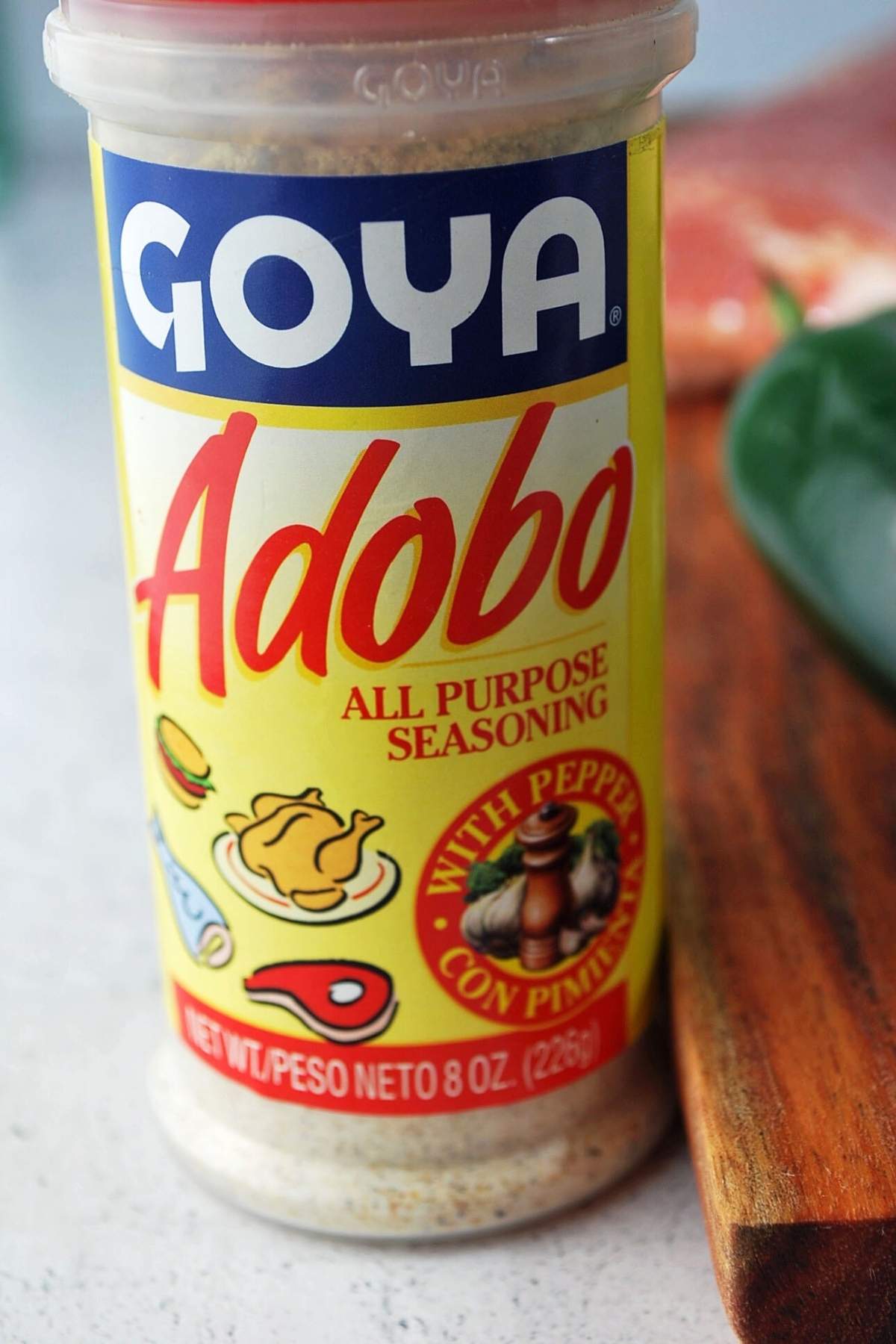 bottle of adobo seasoning