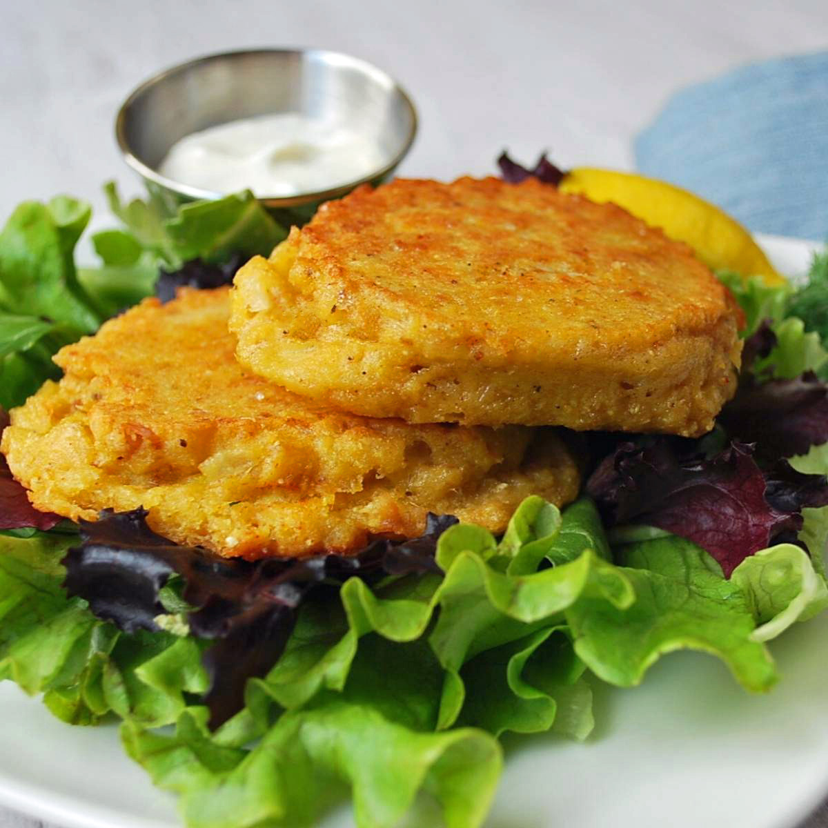 Wild Salmon Patties with Lemon Dill Sauce Amee's Savory Dish