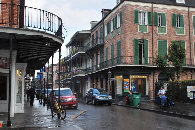 A street view in NOLA