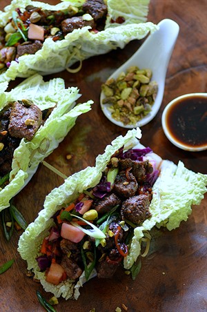 North African Beef Wraps