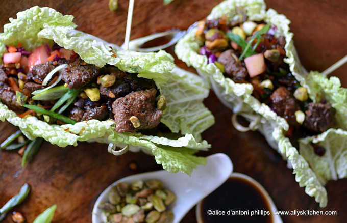 North African Beef Wraps