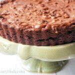 Gluten Free Toffee Brownie Tart